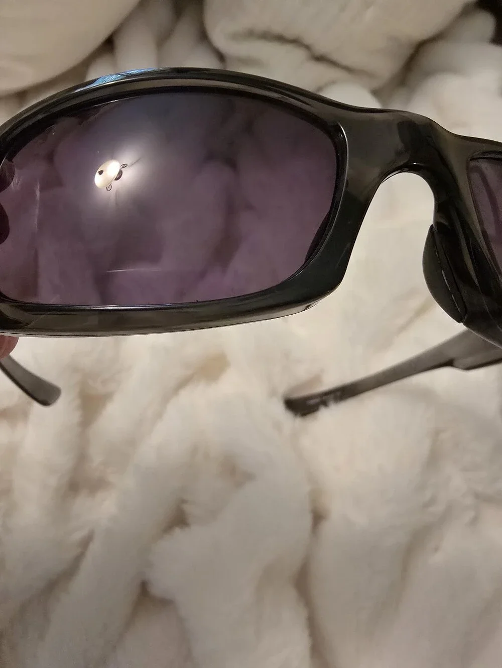 Oakley Women's Sunglasses - Black Frame with Purple Lenses